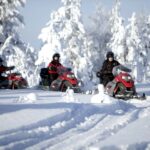 snowmobile in rovaniemi